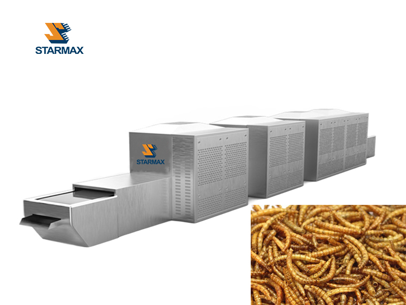 Microwave Black Soybean Drying Roasting Machine